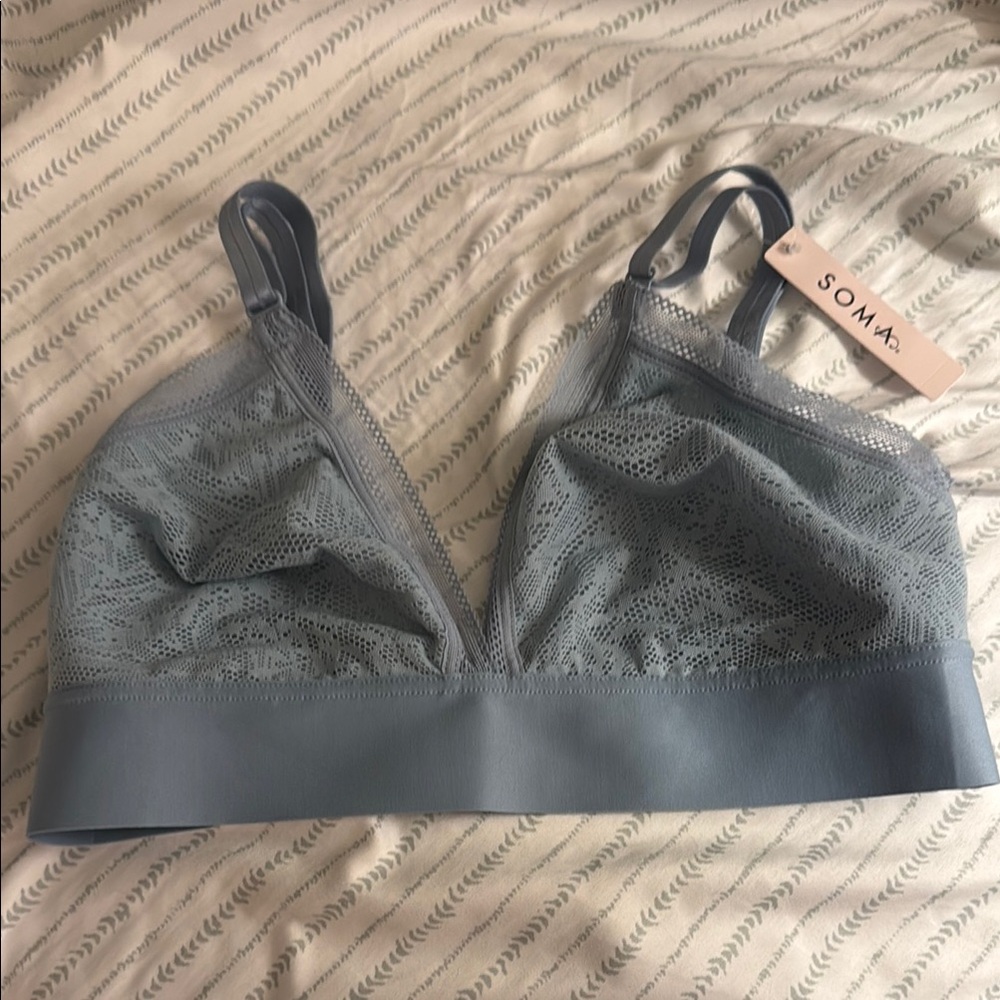 Soma Gray Comfort Bra Intimates